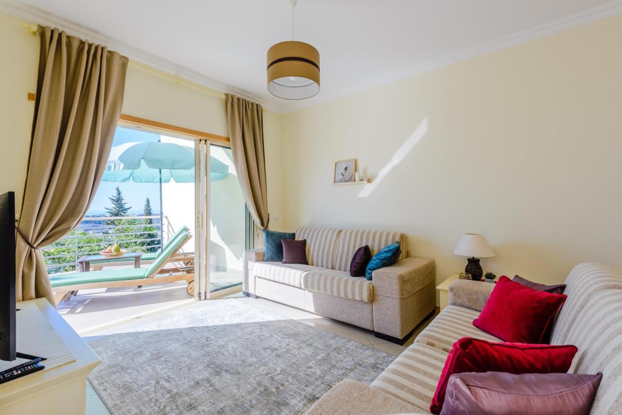 Bnb Homes Ocean View Apartment With Huge Sunny Terrace, 2 Swimming Pools & Tennis Court Albufeira Kültér fotó